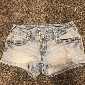 Low rise Aeropostale Jean shorts